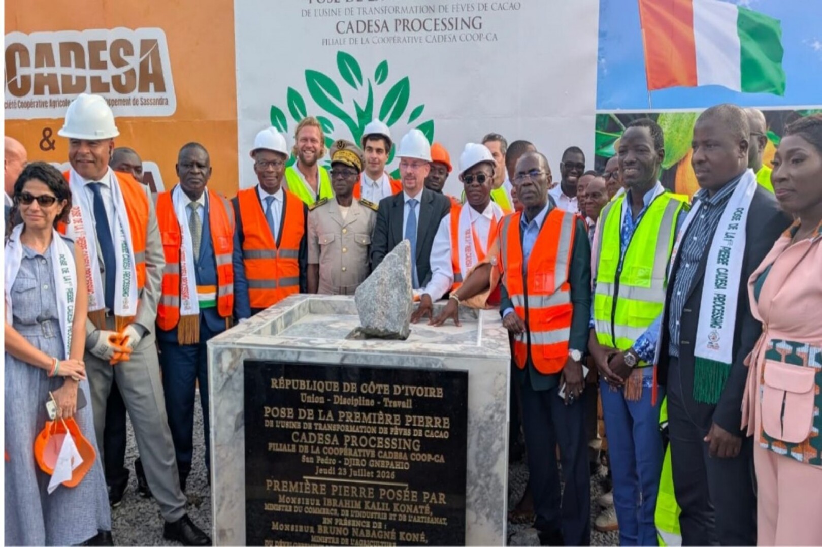 Côte d’Ivoire launches construction of $16 million cocoa processing plant in San Pedro